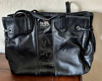 Black Coach shoulder bag