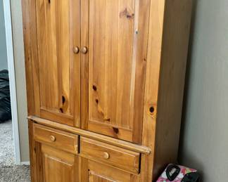 Pine tv armoire photo 2 