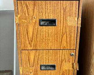 Two drawer file cabinet (there are 2 cabinets)