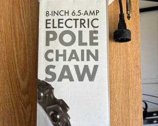 Electric pole chain saw 