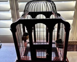 Bird cage home decor 