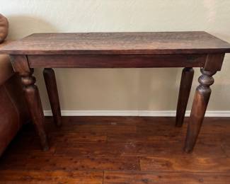 Sofa console table
18’ deep
48’ wide
30’ tall