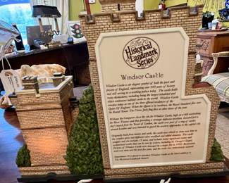 Back of previous pic (Dept. 56 Historical Landmark Series Collectible  Lighted Windsor Castle)