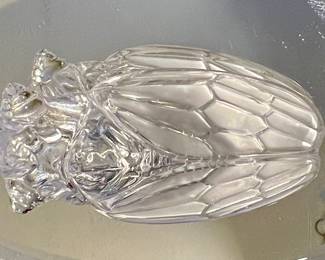 Another shot of Steuben Glass Cicada 