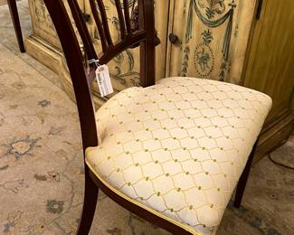 One of a Pair of Antique English Mahogany Side Chair - 20% off