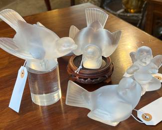 Lalique Frosted Mockingbirds - 20% off