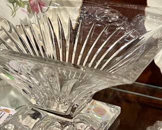 Vintage Waterford Crystal ‘Clarion’ Large Pedestal Centerpiece Bowl 