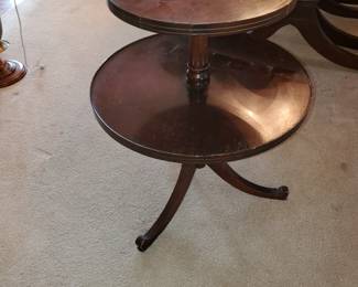 Two-tear Mahogany side table