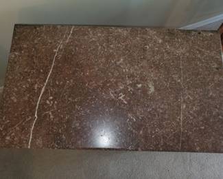 Both rose marble tops are mint!