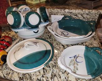 Signed pottery