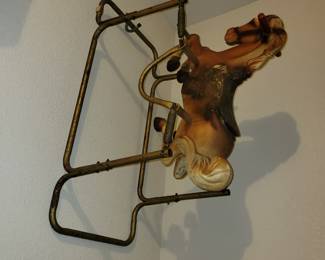 Vintage bouncy horse