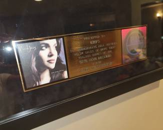 Norah Jones commemorative Gold album