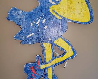 Light up wall Jayhawk