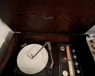 Vintage Zenith stereo cabinet