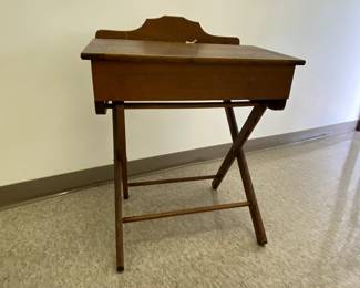 Folding Child's School Desk