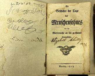 Book with Elizabeth Chitty signature