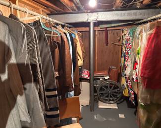 Vintage suits and women’s clothes