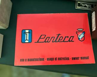Pantera car owner manual m