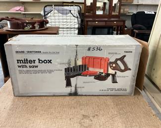 Sears Craftsman Miter Box with Saw
