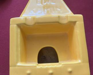 Rare!! Edilkamin "fireplace" Milano pottery ashtray