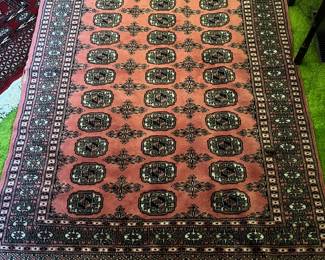 Bokhara wool on cotton - 6'x 4' (not including fringe)