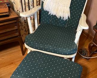 Platform rocker + footrest