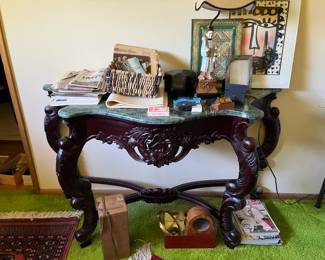 Reproduction Victorian style hall table