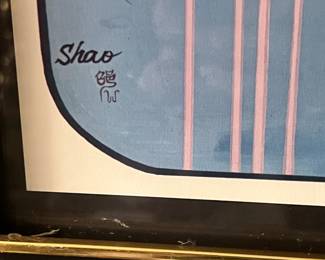 Framed Lillian Shao print