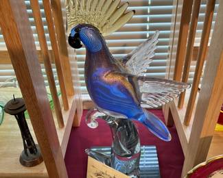 Murano cockatoo with damage