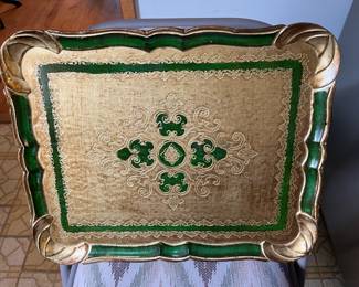Large Florentine tray