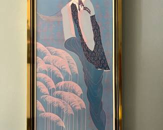 1970s Lillian Shao print "The Evening"