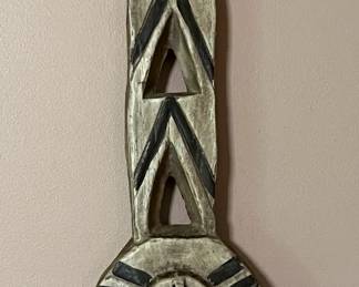 African ceramic wall sculpture