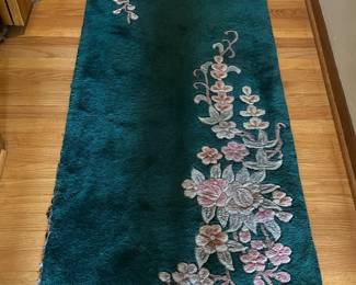 Chinese cut pile runner - 28" x 94" (not including fringe)