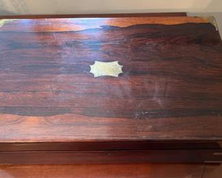 Another large traveling lap desk document box