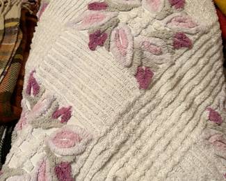 Full size chenille blanket