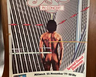 1977 Yes concert poster Germany