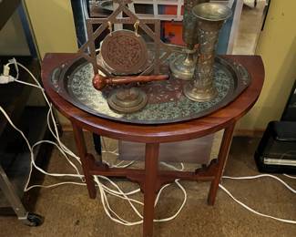 India etched brass items