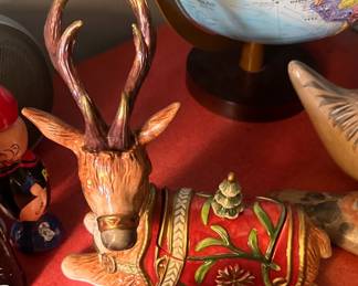 Fitz Floyd reindeer dish