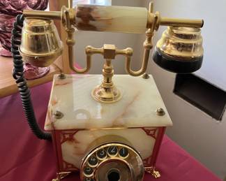 Italian marble telephone