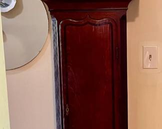 Antique Sutton Stafford long case clock c1800.  Works, keeps good time.  Chime not working.