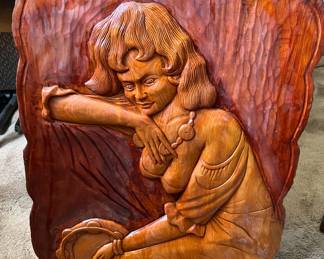 Carved wall plaque - Philippines?