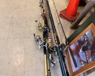 Second Lot Fishing Rods Reels