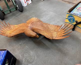 Wood Carved Eagle