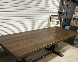 Long Custom Made Table Top, has a couple of flaws that easily be corrected 