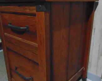 Rustic desk side picture