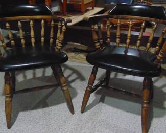   Set of 2  Early  American  chairs - Sturdy