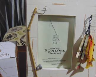 Fishing picture frame