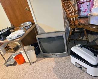 Kitchen Items, TV, Glassware, Dishes, Pot & Pans