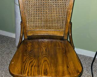 Wood Castered Desk Chair