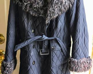 Ladies Clothes, Jones New York Faux Trimmed Coat